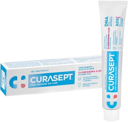 CURASEPT DENTIFRICIO 0,05 75 ML ADS+DNA - Farmadillo