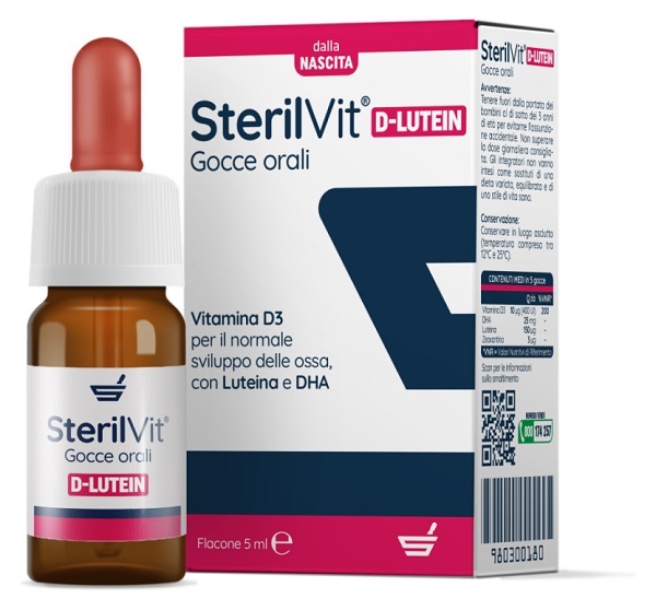 STERILVIT D LUTEIN DHA GOCCE 5 ML - Farmadillo