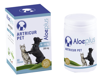 ALOEPLUS ARTRICUR PET CANI/GATTI 0-11 KG 12 G 60 CAPSULE - Farmadillo