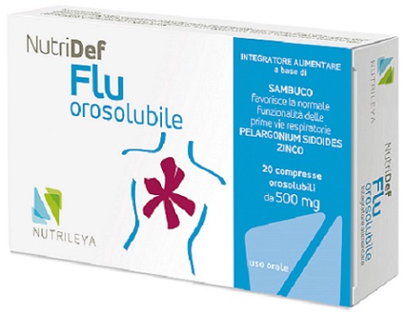 NUTRIDEF FLU OROSOLUBILE 20 COMPRESSE - Farmadillo