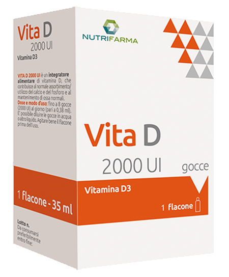 VITA D 2000UI GOCCE 35 ML - Farmadillo