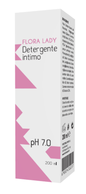 FLORA LADY DETERGENTE INTIMO PH 7,0 200 ML - Farmadillo
