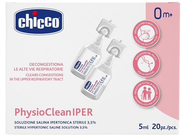 CHICCO SOLUZIONE HYPERTONIC 5 ML 20 PEZZI - Farmadillo