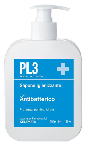 PL3 SAPONE IGIENIZZANTE CON ANTIBATTERICO 300 ML - Farmadillo