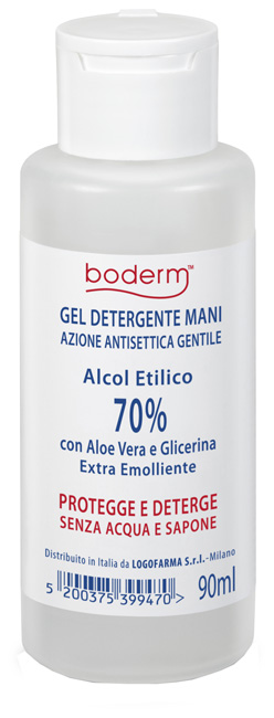 BODERM HAND CLEANSING GEL 70% 90 ML - Farmadillo