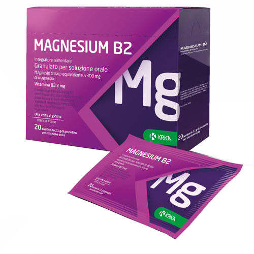 MAGNESIUM B2 300/2MG 20 BUSTINE - Farmadillo