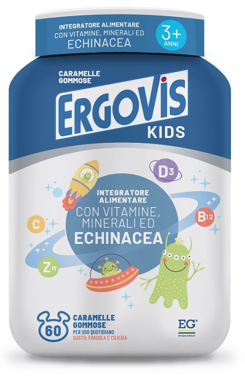 ERGOVIS KIDS 60 CARAMELLE GUSTOSE - Farmadillo