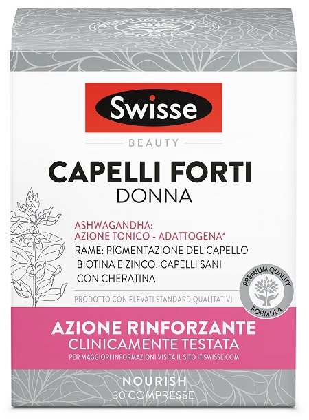 SWISSE CAPELLI FORTI DONNA 30 COMPRESSE - Farmadillo