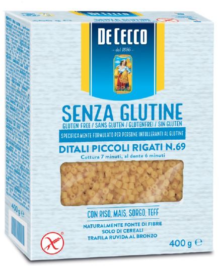 DE CECCO DITALI PICCOLI RIGATI N69 400 G - Farmadillo