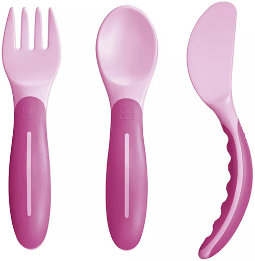 6AM BABYS CUTLERY 6+ FEMMINA - Farmadillo