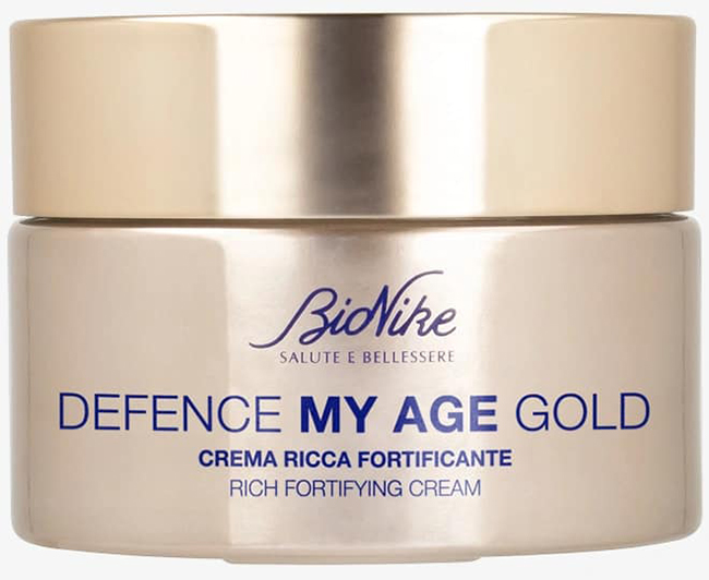 DEFENCE MY AGE GOLD CREMA RICCA FORTIFICANTE 50 ML - Farmadillo