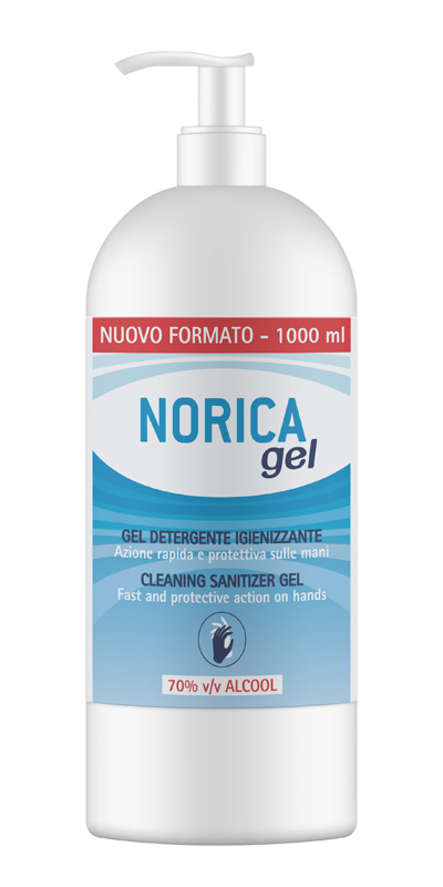 NORICA GEL DETERGENTE IGIENIZZANTE 70% ALCOOL 1000 ML - Farmadillo