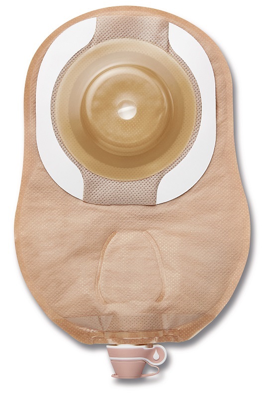 MODERMA FLEX CERAPLUS SACCA APERTA CONVESSA SOFT MIDI PER UROSTOMIA OPACA CON FINESTRA B/A PRETAGLIATA 20 MM - Farmadillo