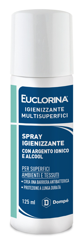 EUCLORINA IGIENIZZANTE MULTISUPERFICI SPRAY 125 ML - Farmadillo