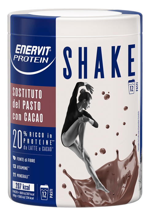 ENERVIT PROTEIN SHAKE CACAO 12 PASTI - Farmadillo