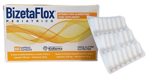 BIZETAFLOX PEDIATRICO 60 CAPSULE DA 500 MG - Farmadillo