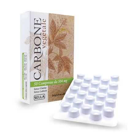 CARBONE VEGETALE 50 COMPRESSE - Farmadillo