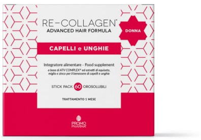 RE-COLLAGEN DONNA CAPELLI UNGHIE 60 STICK - Farmadillo