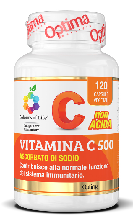 COLOURS OF LIFE VITAMINA C 500 120 CAPSULE VEGETALI 900 MG - Farmadillo