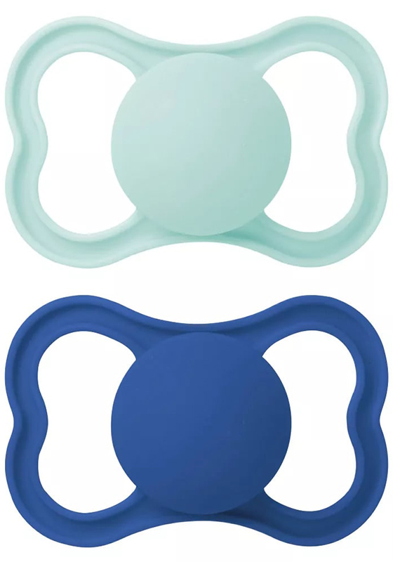 MAM AIR SUCCHIETTO 16+ MESI SILICONE MASCHIO 2 PEZZI - Farmadillo