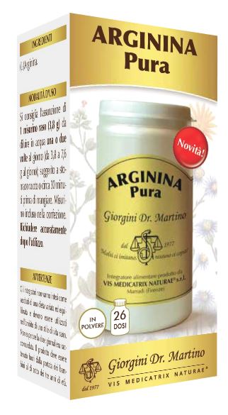 ARGININA PURA POLVERE SOLUBILE 100 G - Farmadillo
