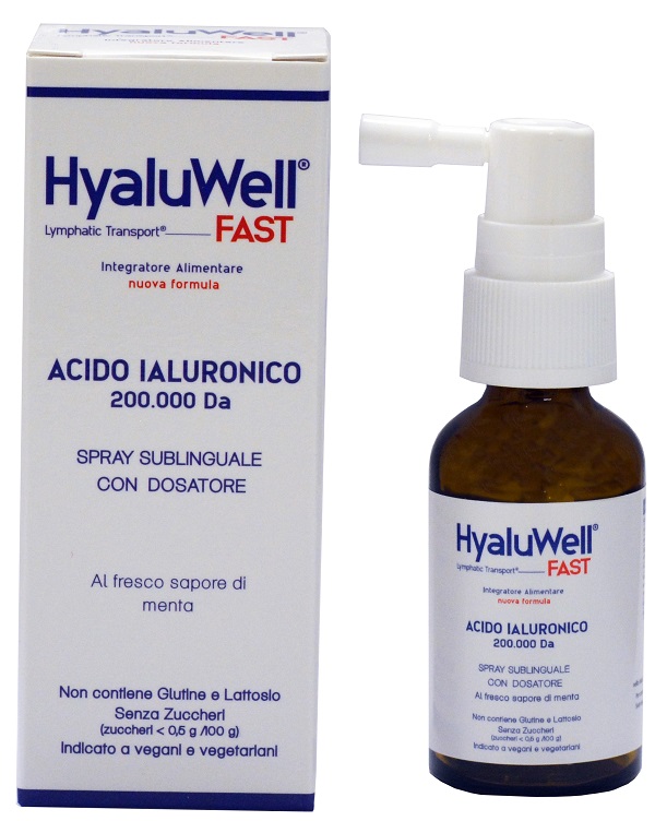 HYALUWELL FAST SPRAY SUBLINGUALE 20 ML - Farmadillo