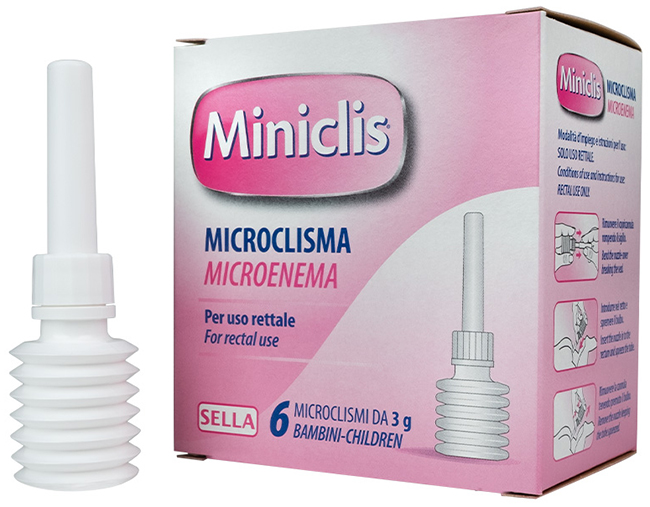 MINICLIS BIMBI 3 G 6 MICROCLISMI - Farmadillo