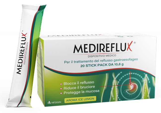 MEDIREFLUX 20 STICK DM - Farmadillo