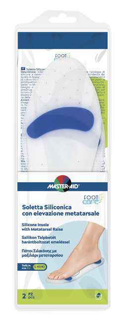 SOLETTA SILICONICA MASTER-AID FOOTCARE LARGE 41-42 METATARSO I6 - Farmadillo