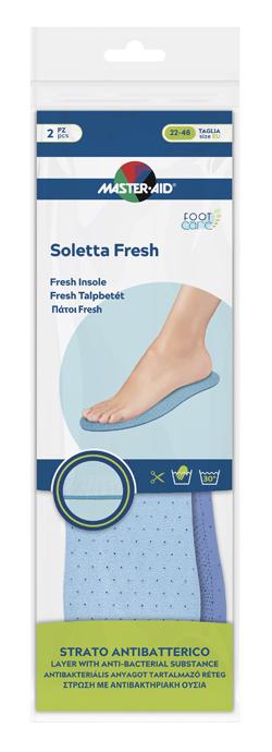 MASTER-AID FOOTCARE SOLETTA FRESH RITAGLIABILE 2 PEZZI I2 - Farmadillo