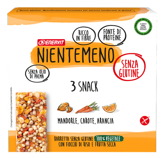 NIENTEMENO EN BARRETTA MANDORLE CAROTE ARANCIA - Farmadillo