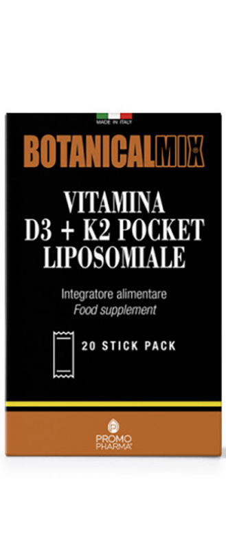 VITAMINA D3 + K2 POCKET BOTANICAL MIX 30 STICK - Farmadillo