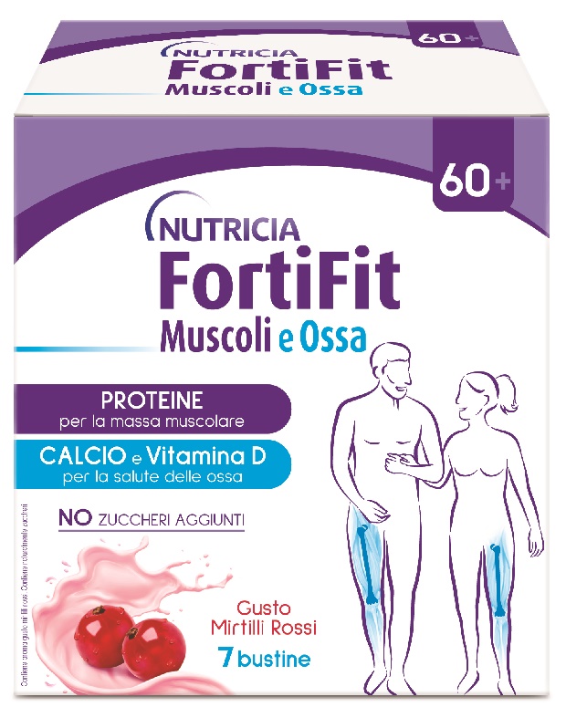 FORTIFIT MUSCOLI&OSSA MIRTILLO ROSSO 7 BUSTINE - Farmadillo