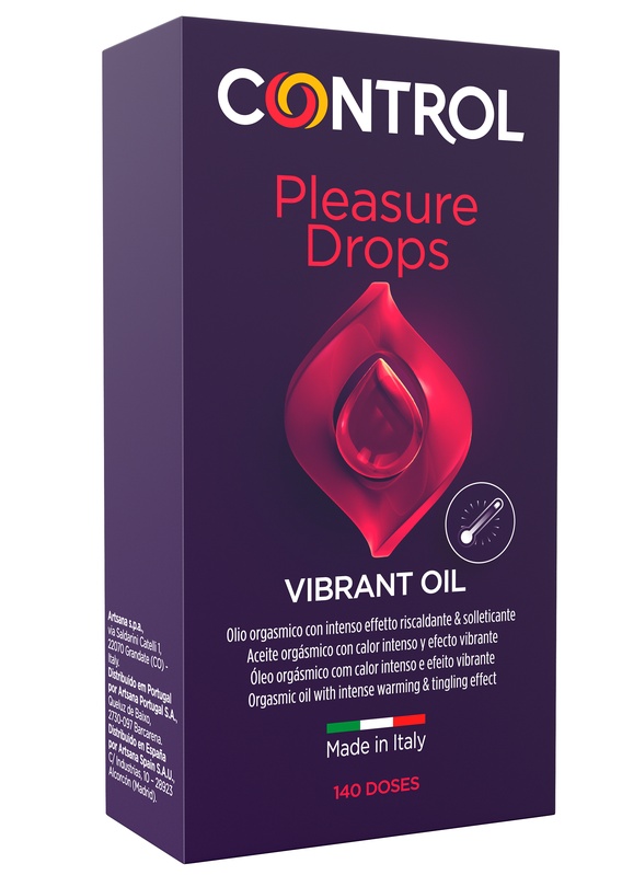 CONTROL VIBRANT OIL PLEASURE DROPS - Farmadillo