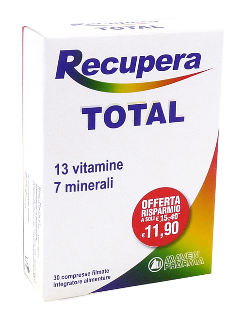 RECUPERA TOTAL 30 COMPRESSE - Farmadillo