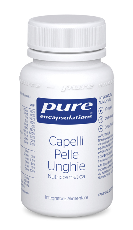 PURE ENCAPSULATIONS CAPELLI PELLE UNGHIE 30 CAPSULE - Farmadillo