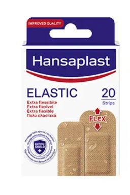 HANSAPLAST ELASTIC/FABRIC 20 STRIPS ASSORTITI - Farmadillo