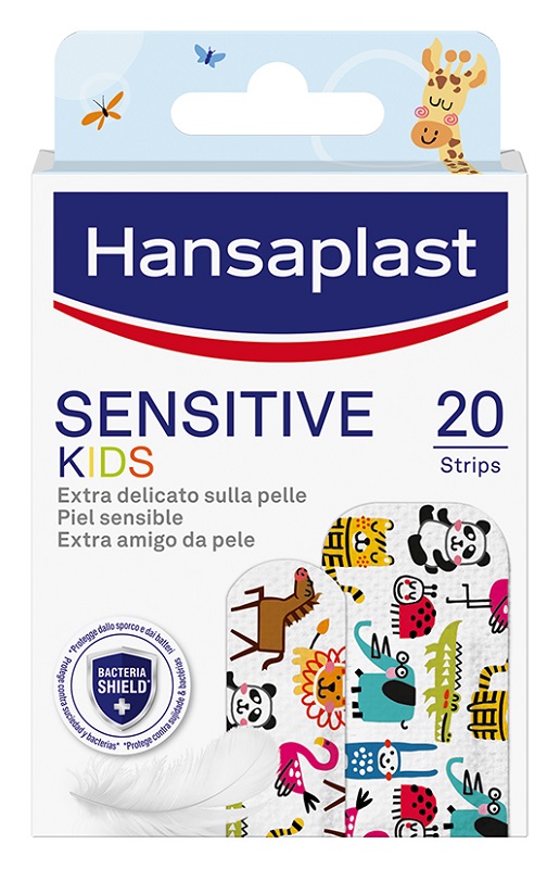 CEROTTO HANSAPLAST SENSITIVE KIDS 20 PEZZI ASSORTITI - Farmadillo