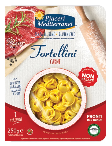 PIACERI MEDITERRANEI TORTELLINI CARNE 250 G - Farmadillo