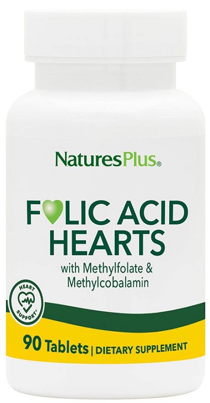 FOLIC ACID HEARTS +B6 B12 90 TAVOLETTE - Farmadillo