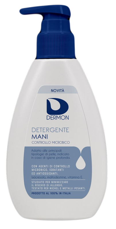 DERMON DETERGENTE MANI CONTROLLO MICROBICO 200 ML - Farmadillo