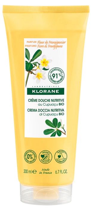 KLORANE CREMA DOCCIA FIORE DI FRANGIPANE 200 ML - Farmadillo
