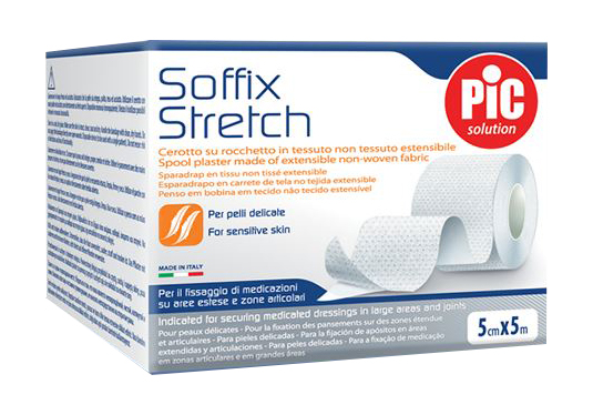 CEROTTO IN ROCCHETTO SOFFIX STRETCH 5X500 CM CON FUSTELLA - Farmadillo