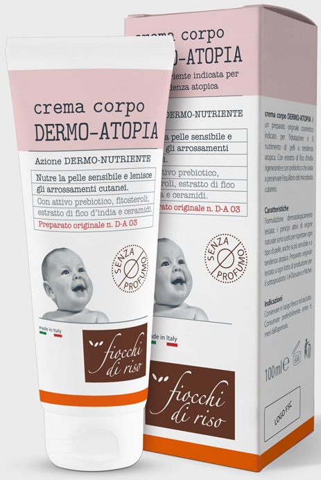 FIOCCHI DI RISO DERMO-ATOPIA CREMA CORPO 100 ML - Farmadillo