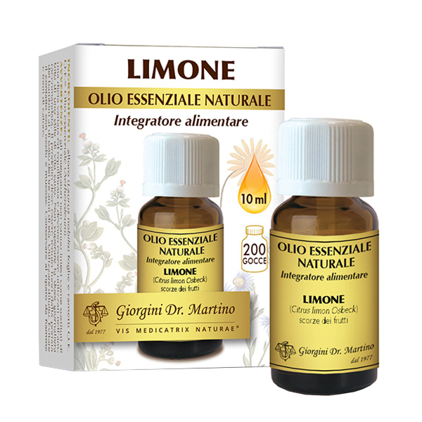 LIMONE OLIO ESSENZIALE NATURALE 10 ML - Farmadillo