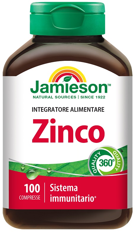 JAMIESON ZINCO 100 COMPRESSE - Farmadillo