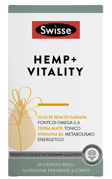 SWISSE HEMP+ VITALITY 60 CAPSULE - Farmadillo