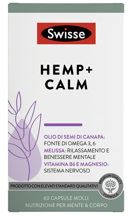 SWISSE HEMP+ CALM 60 CAPSULE - Farmadillo