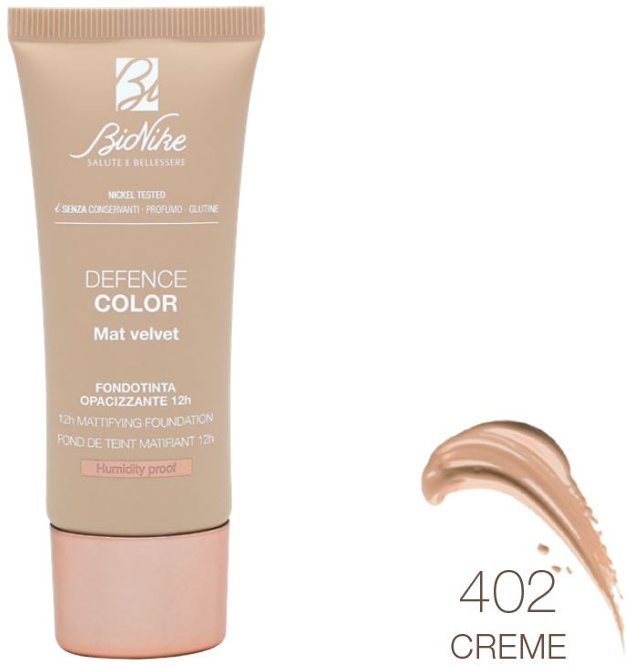 DEFENCE COLOR FONDOTINTA MAT VELVET 402 30 ML - Farmadillo