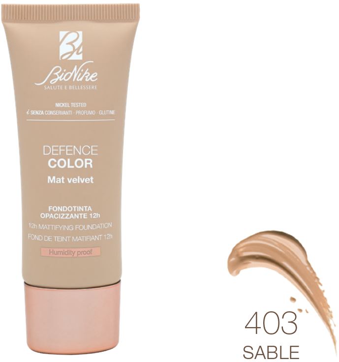 DEFENCE COLOR FONDOTINTA MAT VELVET 403 30 ML - Farmadillo
